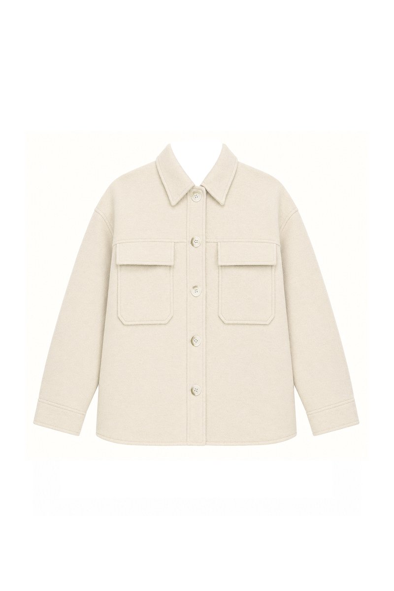 Wyonie Wool Jacket in Cream