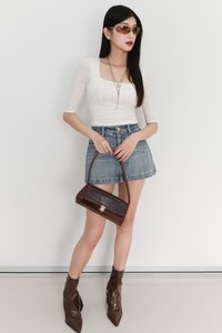 EVENT EXCLUSIVE | Ceorin Co-ord Sleeved Top in White