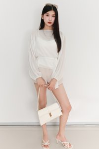 EVENT EXCLUSIVE | Bessie Blouse Camisole Set in White