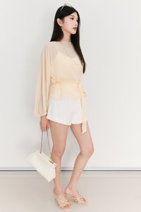 EVENT EXCLUSIVE | Bessie Blouse Camisole Set in Light Yellow