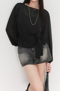 EVENT EXCLUSIVE | Bessie Blouse Camisole Set in Black