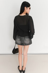 EVENT EXCLUSIVE | Bessie Blouse Camisole Set in Black