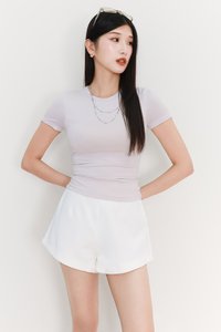 EVENT EXCLUSIVE | Pastels Padded Tee in Light Lilac