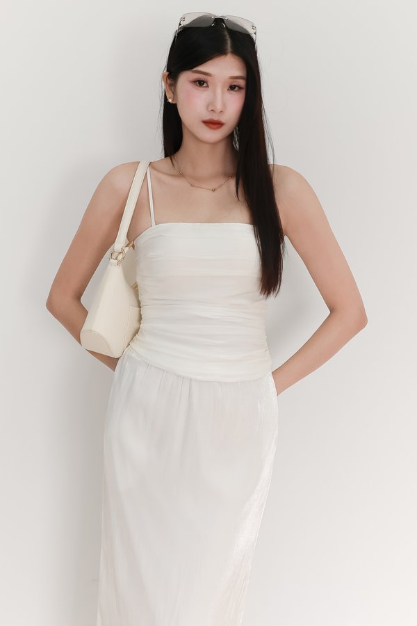 EVENT EXCLUSIVE | Taeci Textured Co-ord Top in White