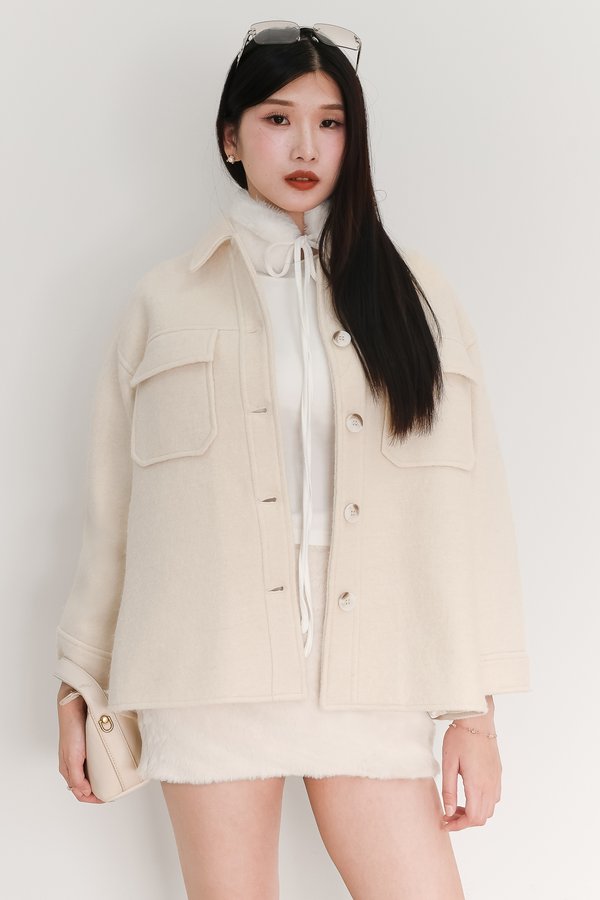 Wyonie Wool Jacket in Cream