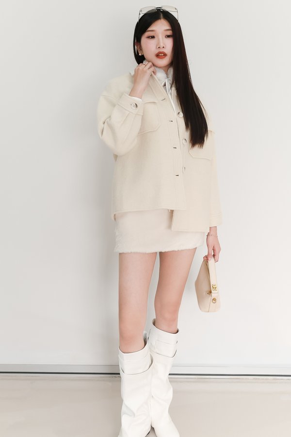 Wyonie Wool Jacket in Cream