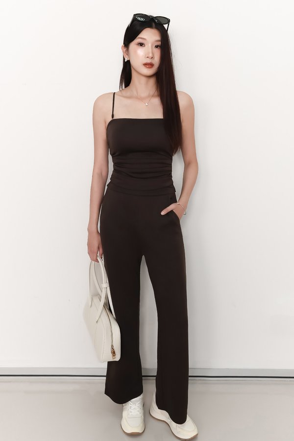 Jennie Jogger Co-ord Set V2 in Dark Grey Brown