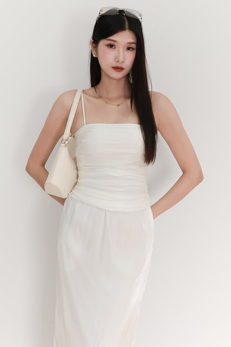 EVENT EXCLUSIVE | Taeci Textured Co-ord Top in White