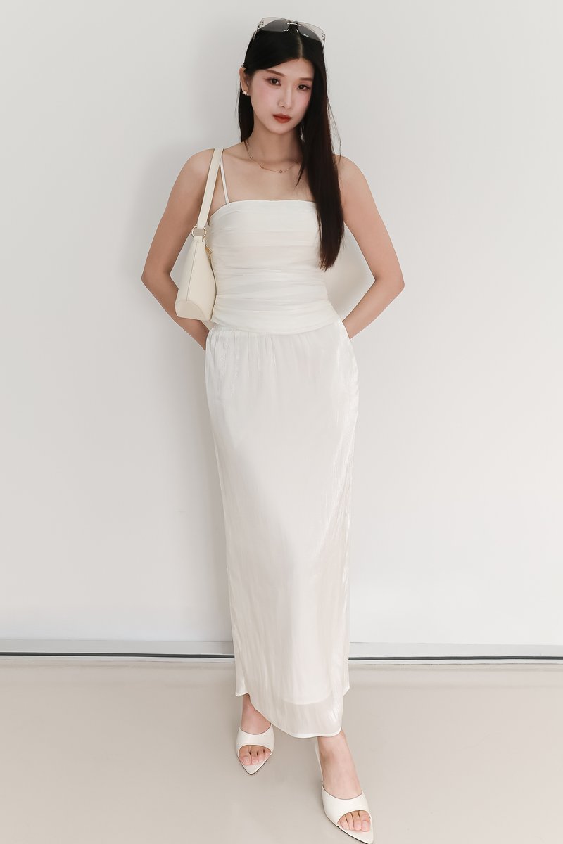 EVENT EXCLUSIVE | Taeci Textured Co-ord Top in White