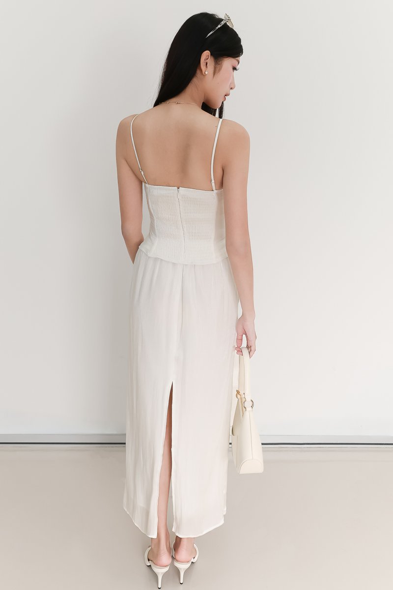 EVENT EXCLUSIVE | Taeci Textured Co-ord Set in White