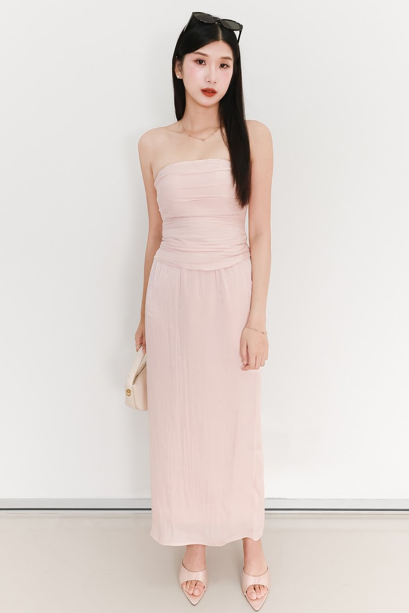 EVENT EXCLUSIVE | Taeci Textured Co-ord Set in Light Pink