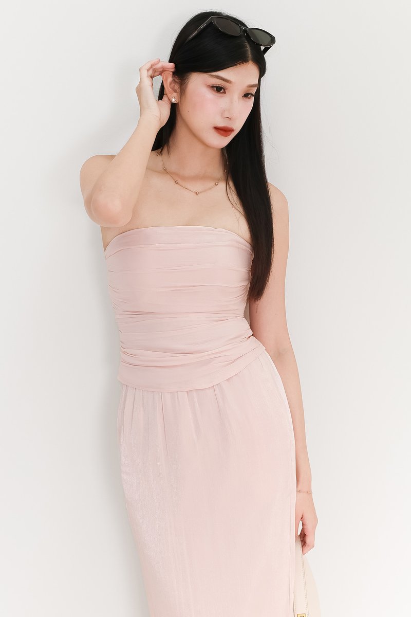 EVENT EXCLUSIVE | Taeci Textured Co-ord Set in Light Pink