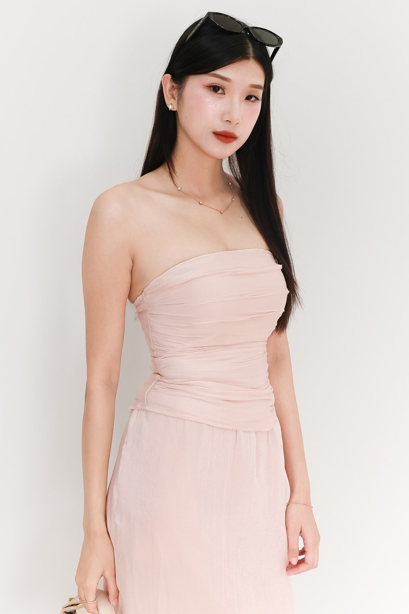 EVENT EXCLUSIVE | Taeci Textured Co-ord Set in Light Pink