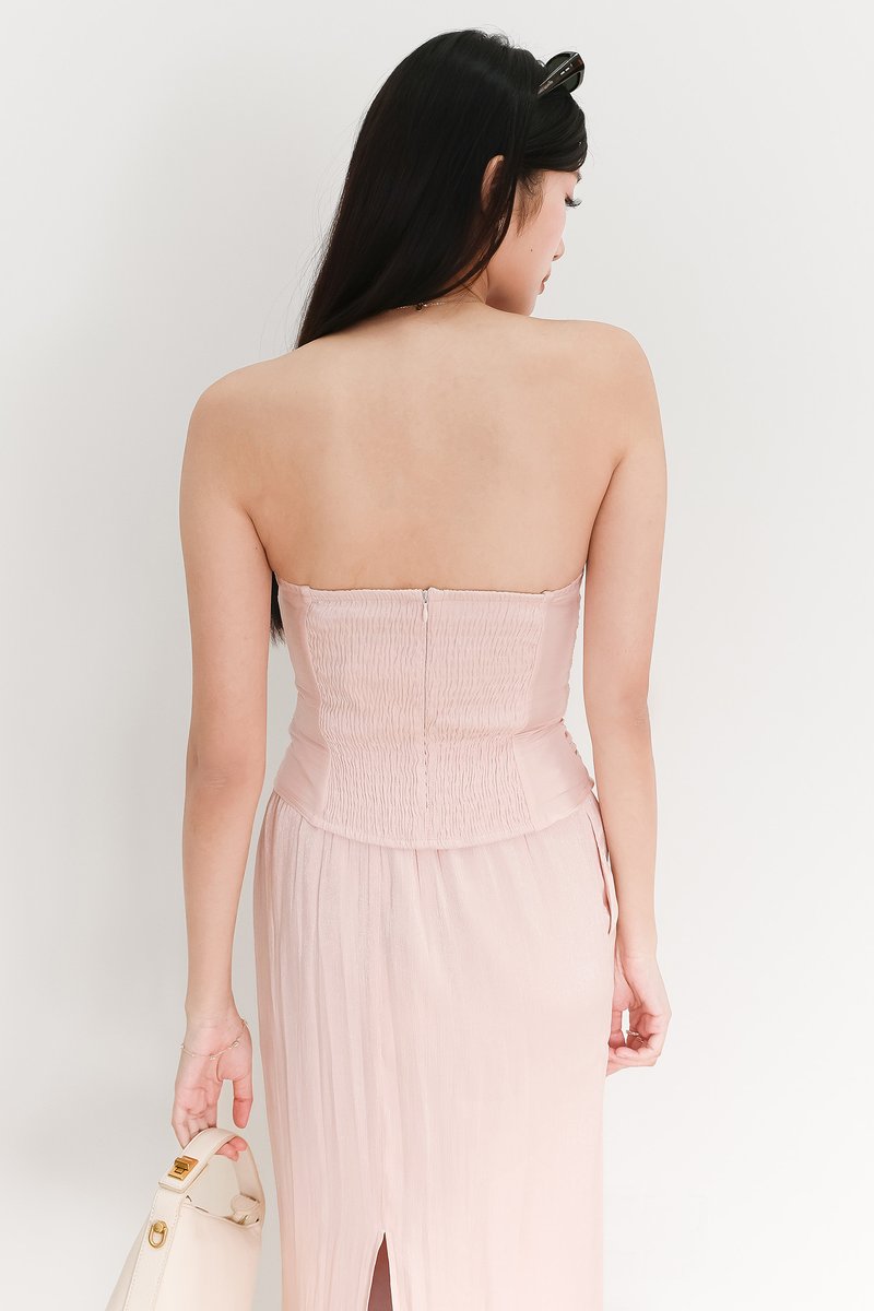 EVENT EXCLUSIVE | Taeci Textured Co-ord Top in Light Pink