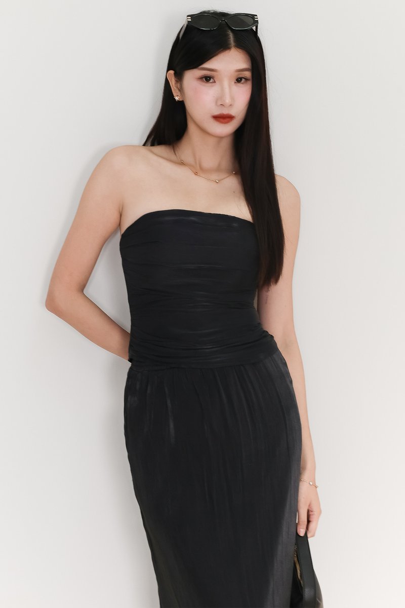EVENT EXCLUSIVE | Taeci Textured Co-ord Top in Black