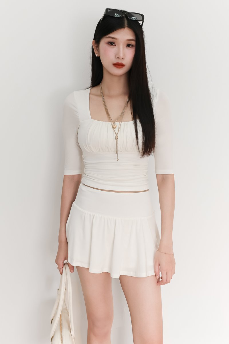 EVENT EXCLUSIVE | Ceorin Co-ord Skorts in White