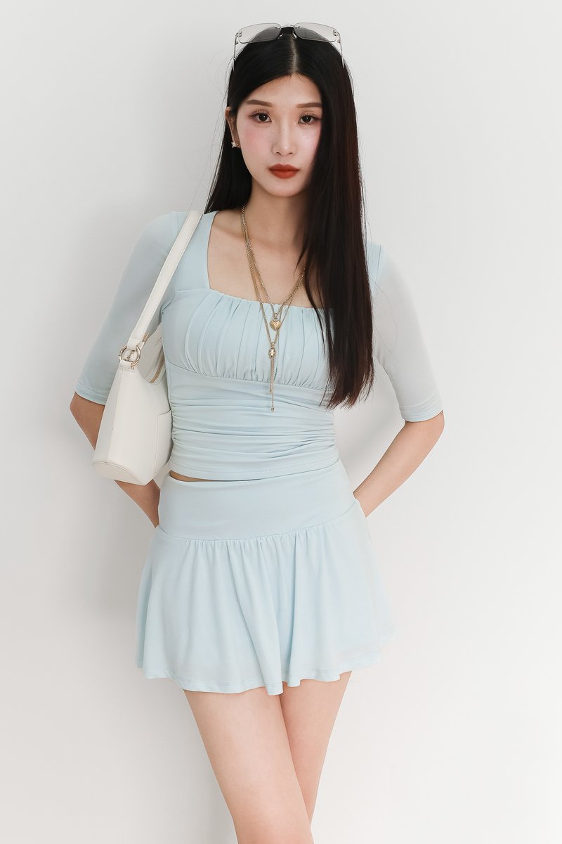 EVENT EXCLUSIVE | Ceorin Co-ord Skorts in Light Blue