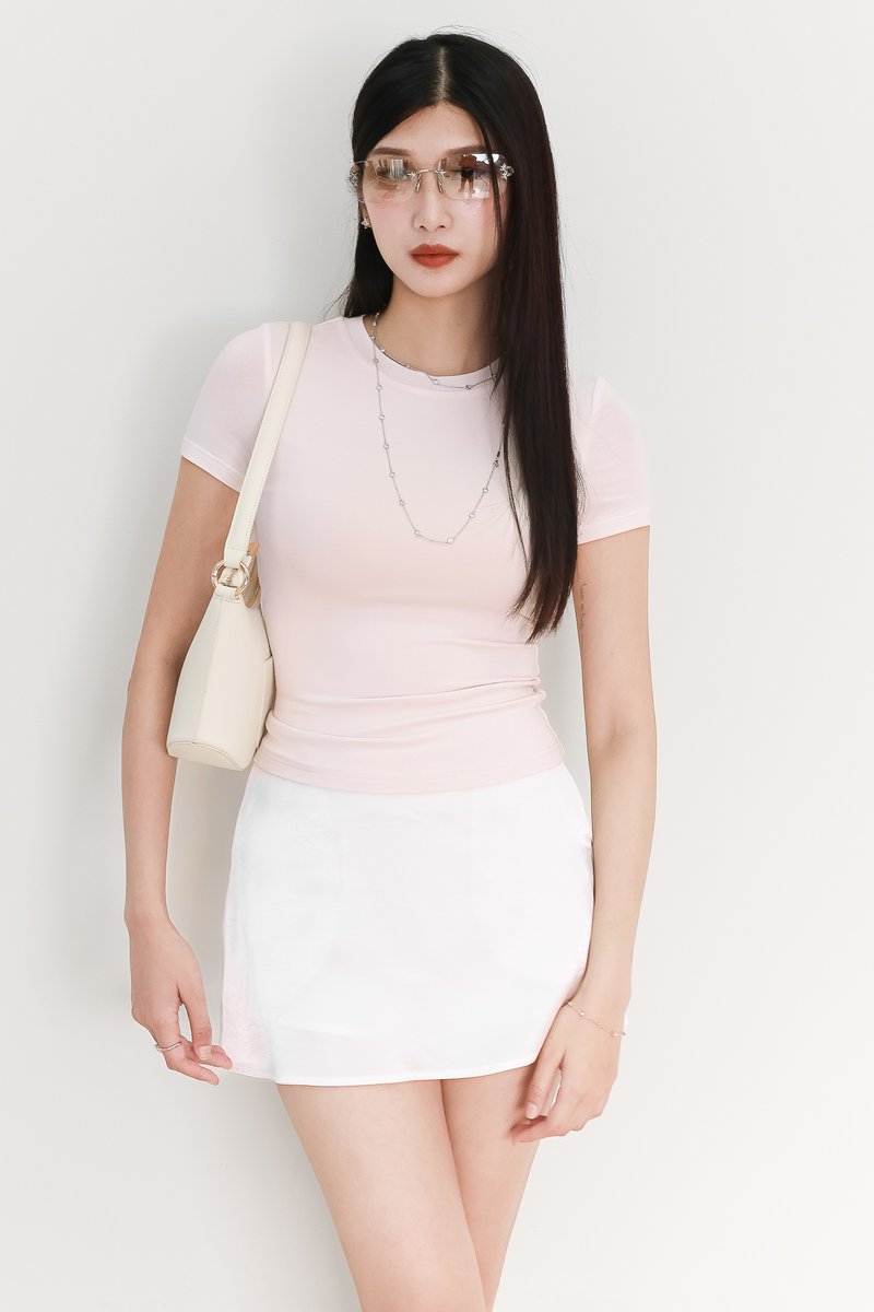 EVENT EXCLUSIVE | Pastels Padded Tee in Light Pink