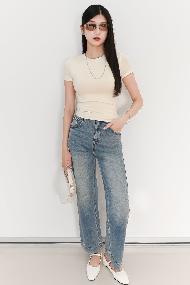 EVENT EXCLUSIVE | Pastels Padded Tee in Light Yellow