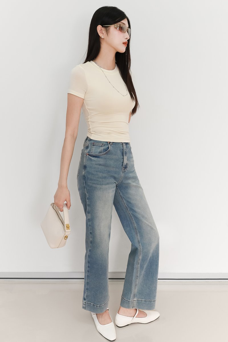 EVENT EXCLUSIVE | Pastels Padded Tee in Light Yellow