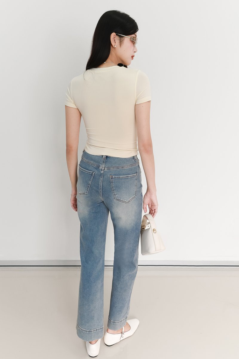 EVENT EXCLUSIVE | Pastels Padded Tee in Light Yellow