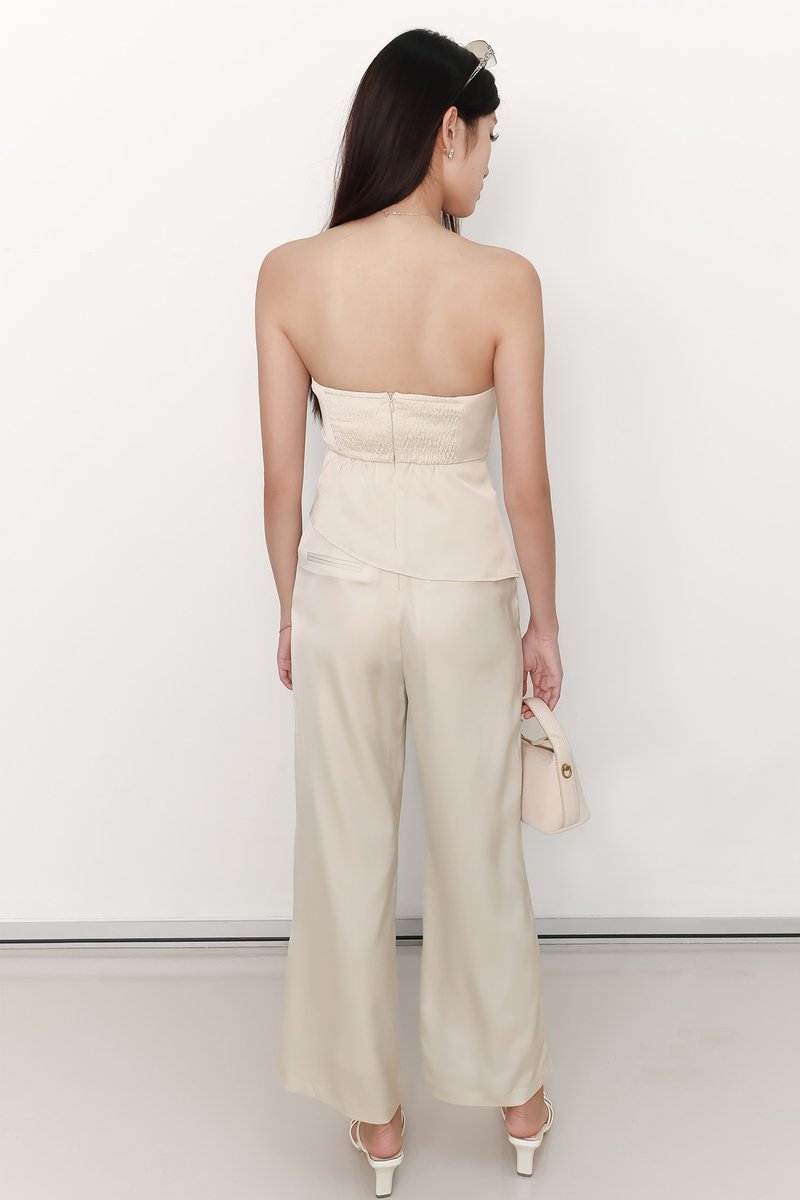 Clarice Co-ord Pants in Ecru