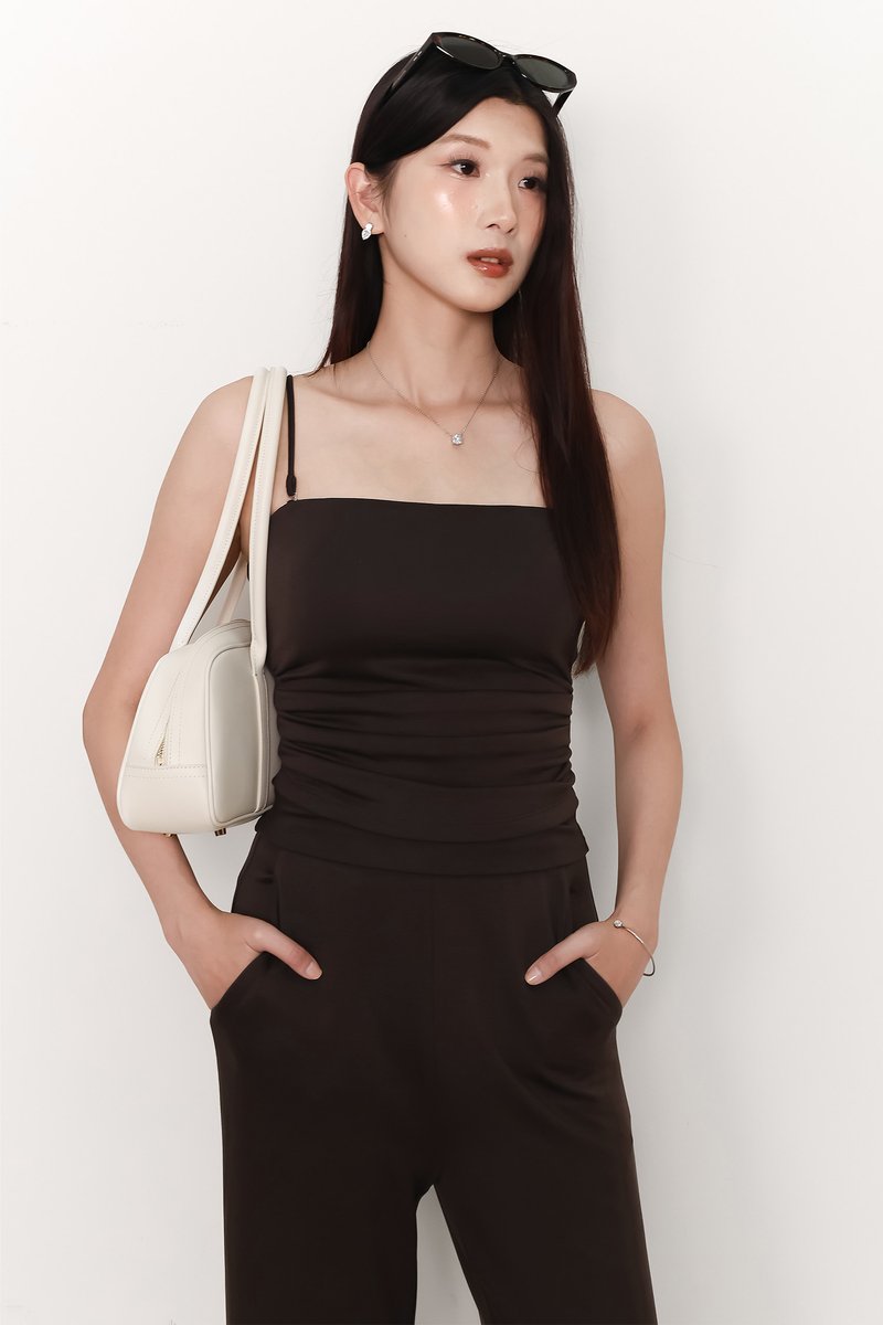 Jennie Jogger Co-ord Set V2 in Dark Grey Brown