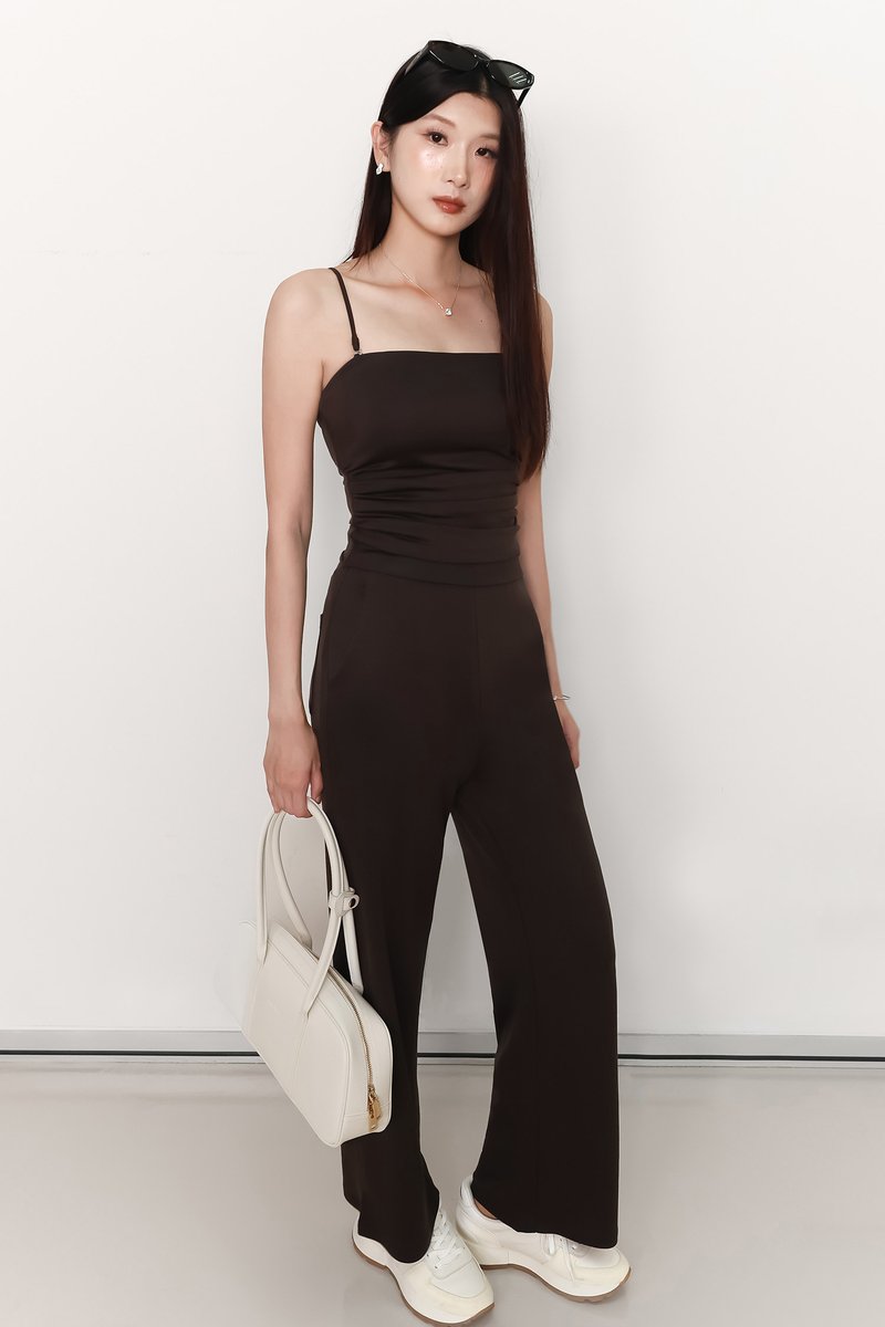 Jennie Jogger Co-ord Set V2 in Dark Grey Brown