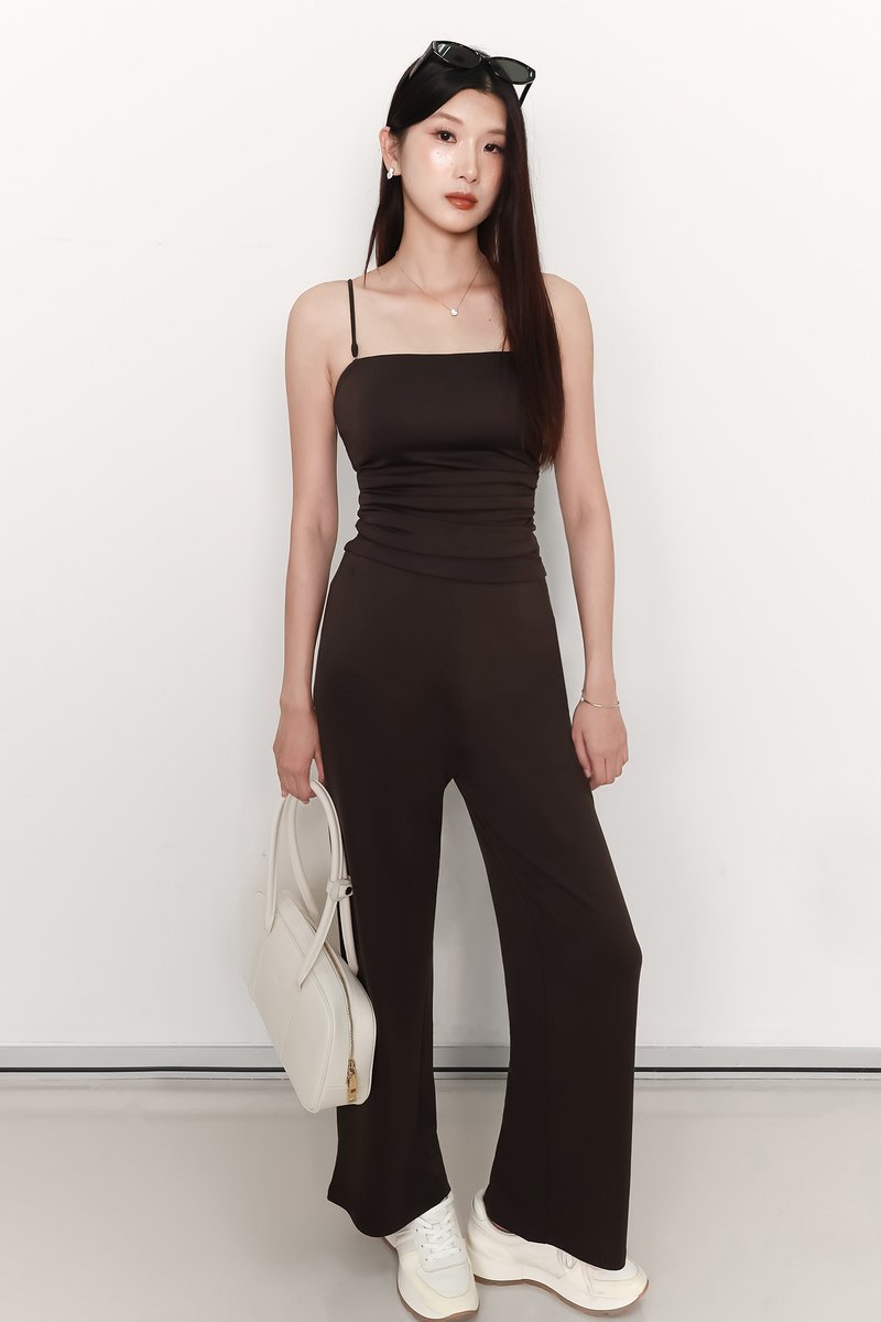 Jennie Jogger Co-ord Set V2 in Dark Grey Brown