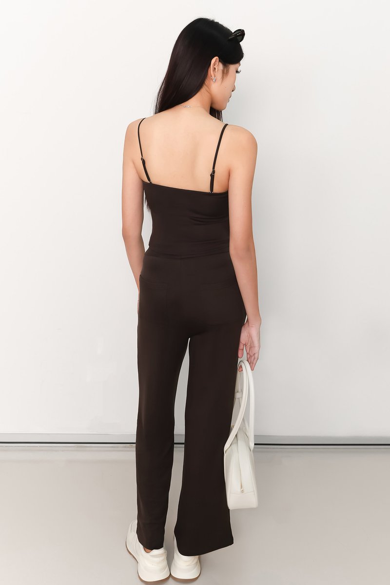 Jennie Jogger Co-ord Set V2 in Dark Grey Brown