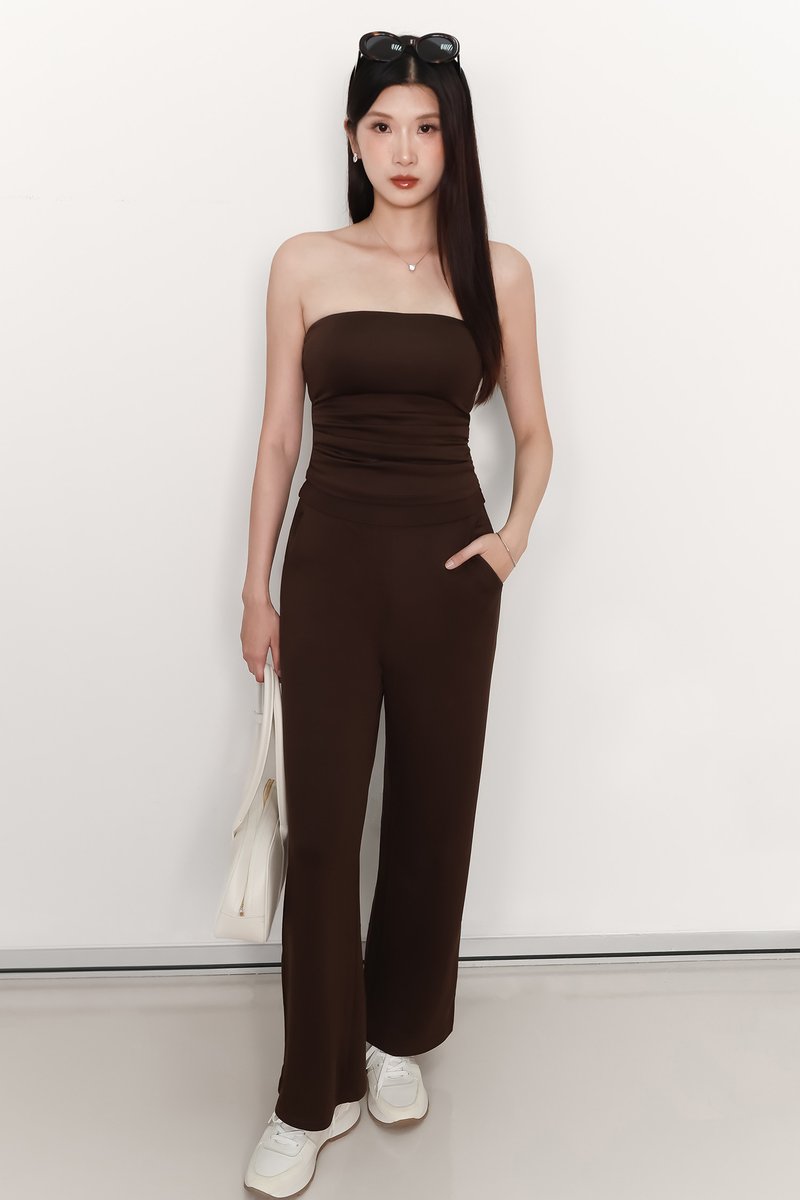 Jennie Jogger Co-ord Set V2 in Dark Brown