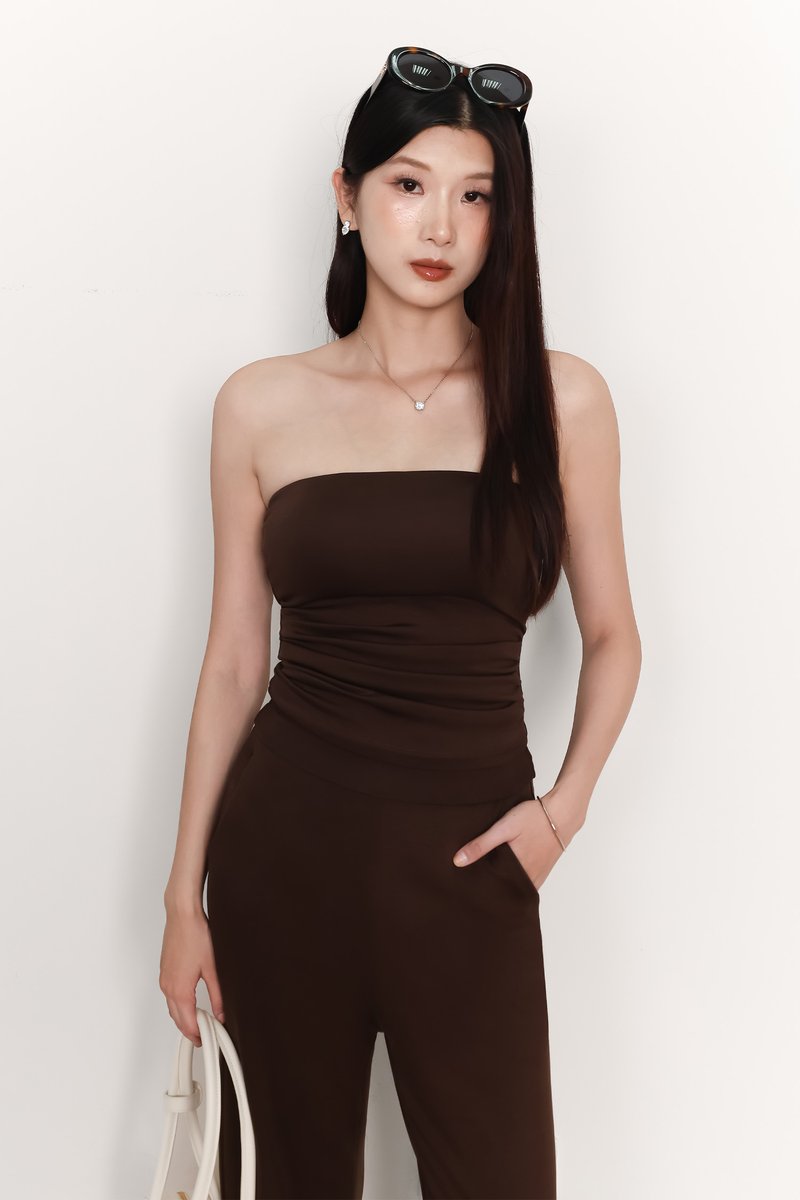 Jennie Jogger Co-ord Set V2 in Dark Brown