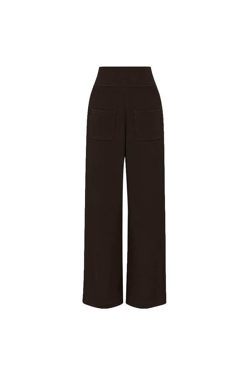 Jennie Jogger Co-ord Pants V2 in Dark Grey Brown