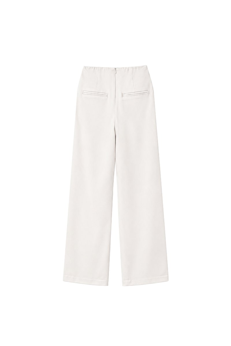 Clarice Co-ord Ruched Set in White