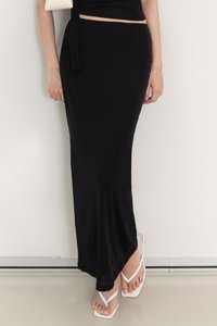 Cottie Co-ord Maxi Skirt in Black