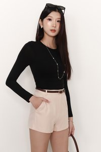 SALES EXCLUSIVE | Belrin Belted Shorts in Nude