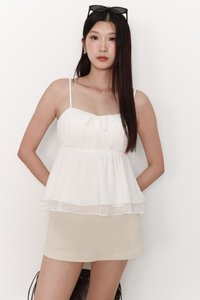 Terra Textured Top in White