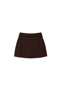 Caedi Co-ord Skorts in Dark Brown