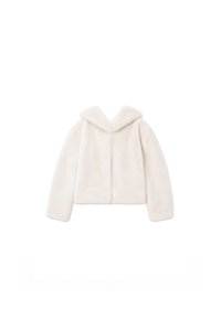 Fable Furry Jacket in Cream