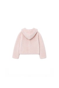 Fable Furry Jacket in Light Pink