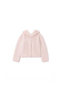 Fable Furry Jacket in Light Pink