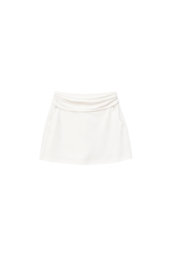 Caedi Co-ord Skorts in White