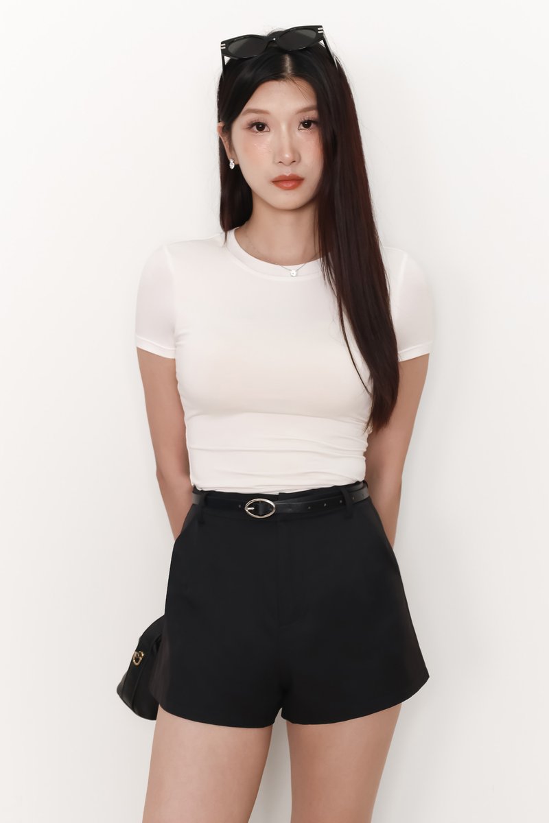 SALES EXCLUSIVE | Belrin Belted Shorts in Black