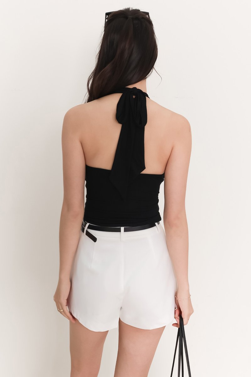 SALES EXCLUSIVE | Belrin Belted Shorts in White