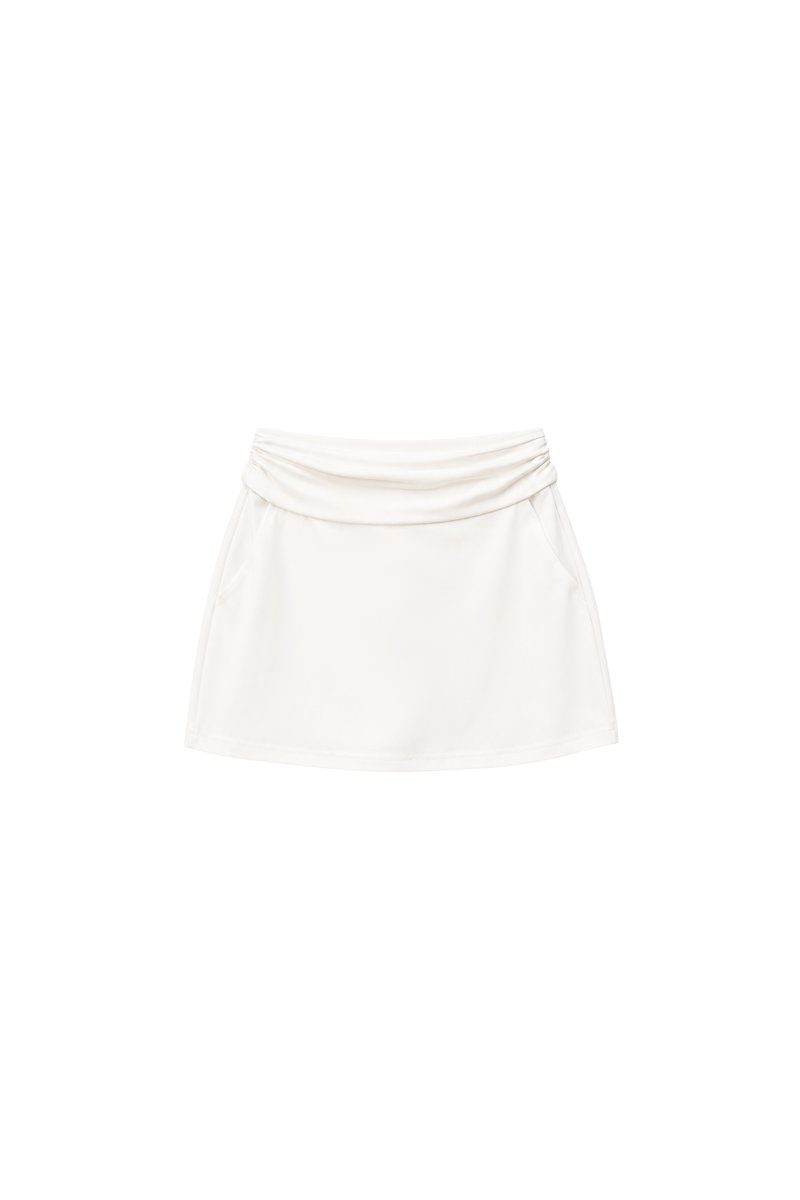 Caedi Co-ord Skorts in White