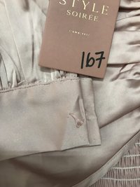 DEFECT167 | Emmie Satin Ruched Top in M DEFECT167 | Emmie Satin Ruched Top in M