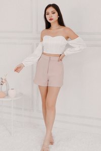 DEFECT656 | Swenda Sweetheart Top in White in XS DEFECT656 | Swenda Sweetheart Top in White in XS