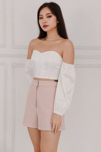 DEFECT656 | Swenda Sweetheart Top in White in XS DEFECT656 | Swenda Sweetheart Top in White in XS