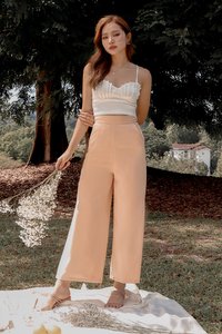 DEFECT | Elevate Slit Pants in Melon in XS DEFECT | Elevate Slit Pants in Melon in XS