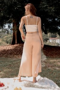 DEFECT | Elevate Slit Pants in Melon in XS DEFECT | Elevate Slit Pants in Melon in XS